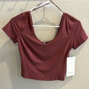 NEW LULULEMON Align Tee crop